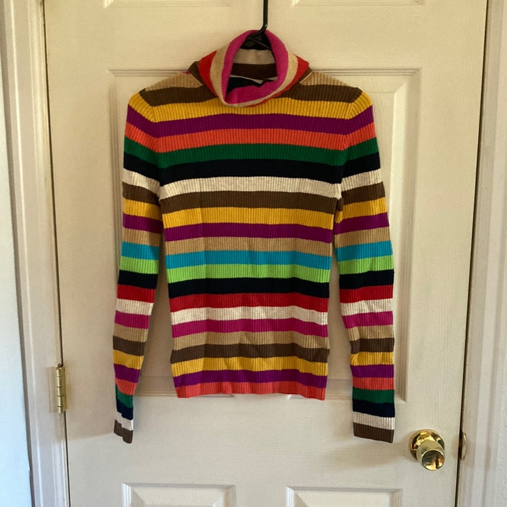 Gap Rainbow Warm Turtleneck Women’s Small
